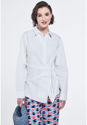 Solid Wrap Shirt