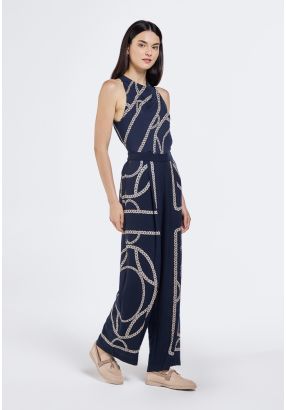 Chain Print Trousers