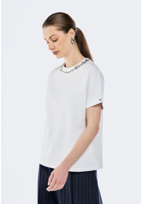 Sequin Embellished T-Shirt