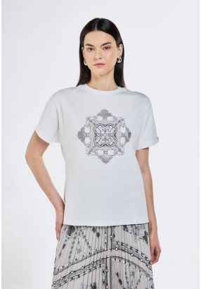 Chain Print T-Shirt