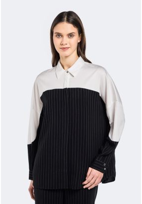Striped Drop Shoulder Shirt