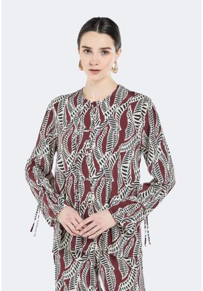 Printed High Low Shirt