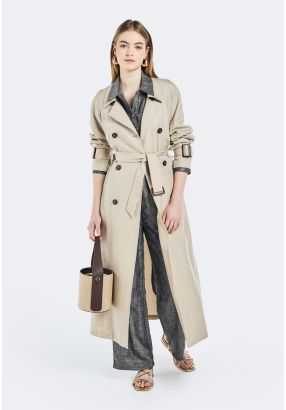 Double Breasted Trench Coat
