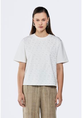 Crystal Embellished T-Shirt