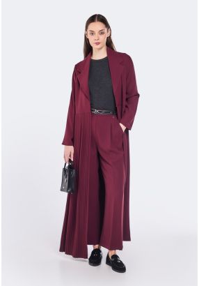 Solid Wide Leg Trousers