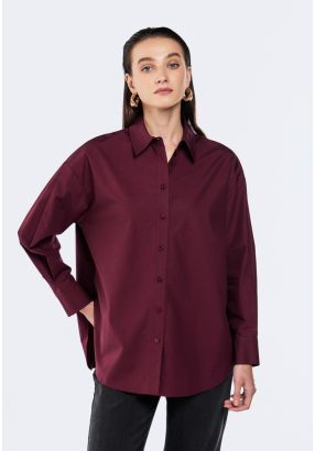 Drop Shoulder Solid Shirt