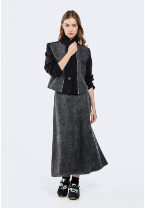 A-Line Denim Skirt
