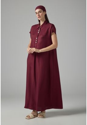 Solid Sleeveless Maxi Dress