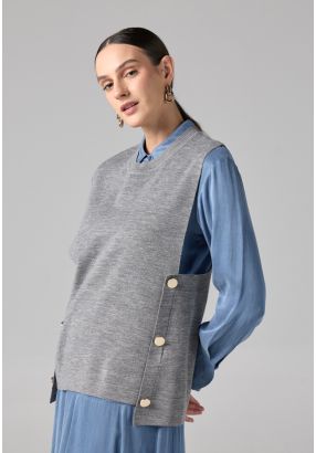 Sleeveless Sweater Vest