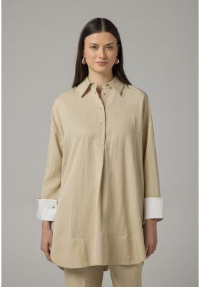 Long Sleeve Solid Blouse