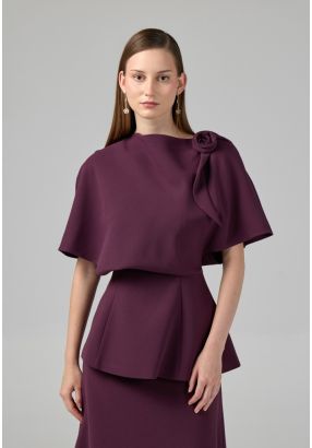 Solid Top With Attached Cape