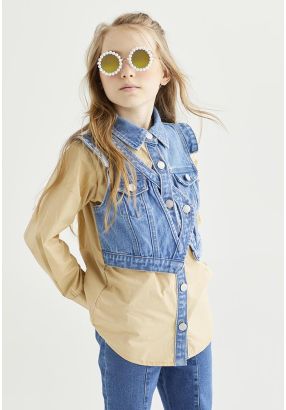 Denim Bodice Shirt