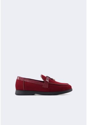 PU Leather Detailed Loafers