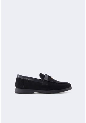 PU Leather Detailed Loafers