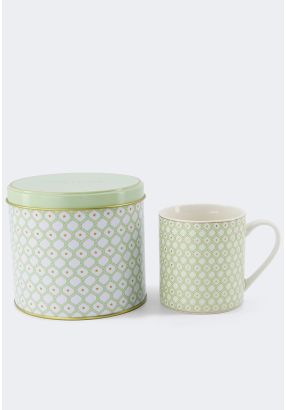 Tin Box With Mug  