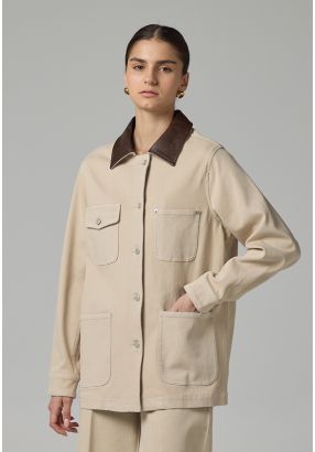 Multi-Pockets Denim Jacket