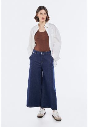 High Waist Palazzo Jeans