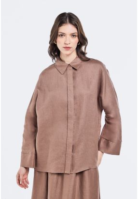 Long Kimono Sleeves Shirt