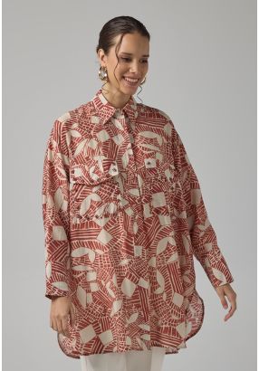 Floral Printed Long Sleeve Shirt