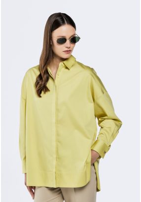 Solid Drop Shoulder Shirt