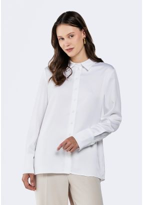 Regular Fit Satin Shirt