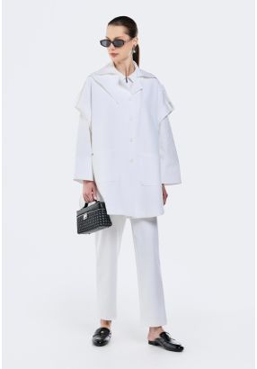 Elasticated High Waist Trousers