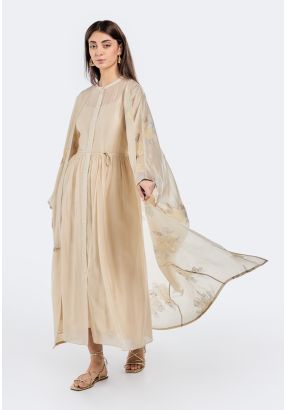 Embroidered Dolman Sleeve Abaya