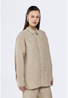 Crystal Embellished Shirt