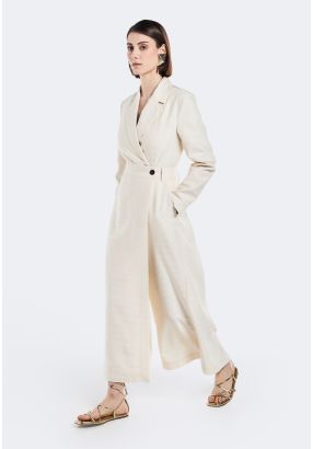 Striped Wrap Trousers