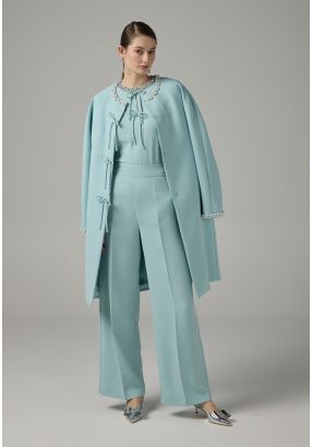 Basic High-Waist Wide Legs Trousers