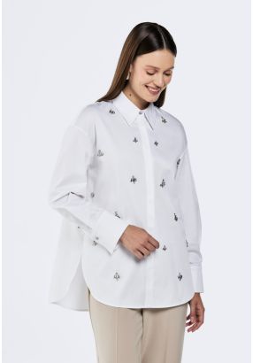 Crystal Embellished Shirt