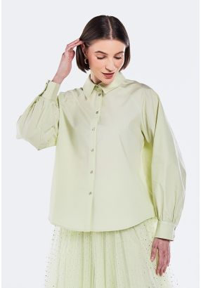 Solid Raglan Sleeve Shirt