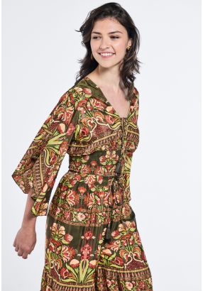 Butterfly Sleeves Smocked Cropped Top