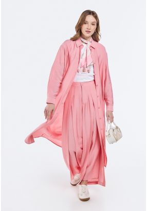 Overlay Crinkled Trousers