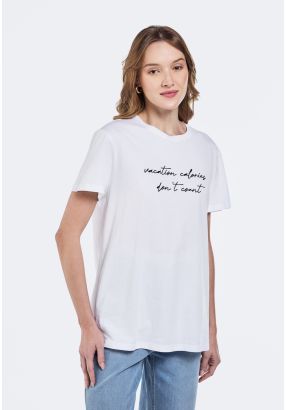 Embossed Rubber Print T-Shirt