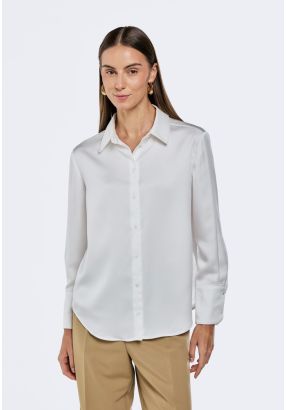 Solid Satin Shirt
