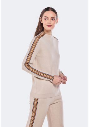 Stripe Tape Sweater
