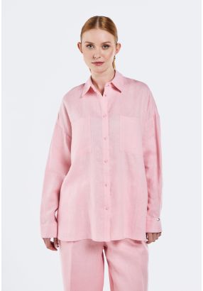 High Low Linen Shirt