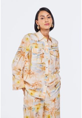 Tropical Print Shirt