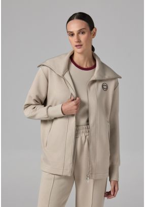 Full-Zip Solid Jacket