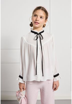 Pleated Details Shirt