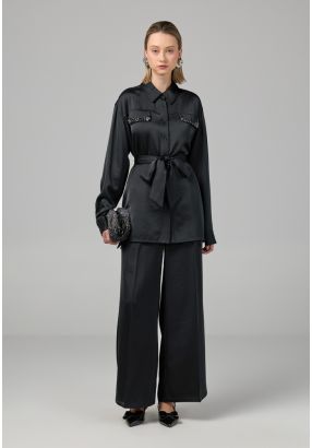 Basic Wide Leg Trousers