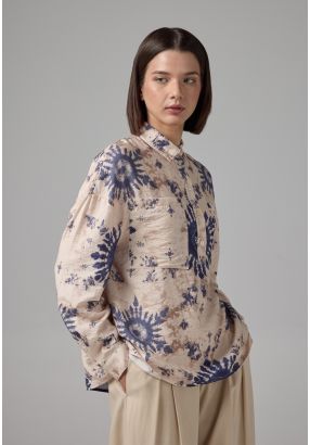 Long Sleeves Printed Blouse 