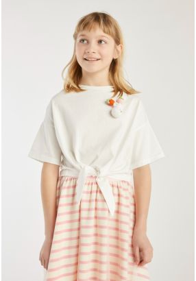 Crochet Details T Shirt