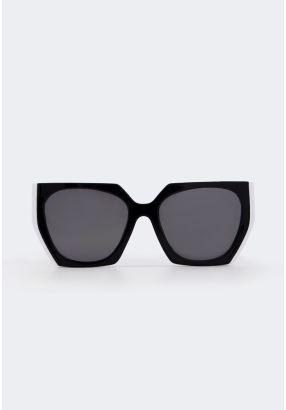 Contrast Oversize Sunglasses