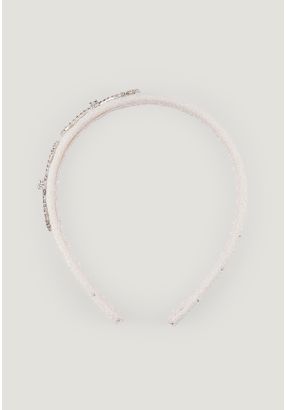 Crystal Bow Drape Hand band