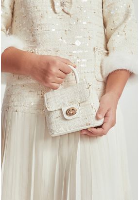 Mini Tweed Lurex Handbag