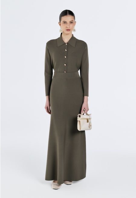 Knitted A- Line Skirt