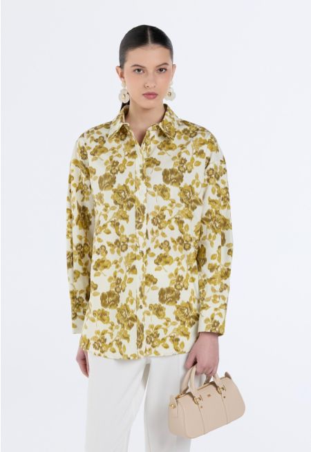 Botanical Print Shirt