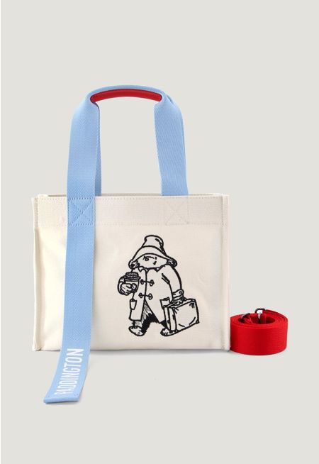 Bear Embellished Tote Bag